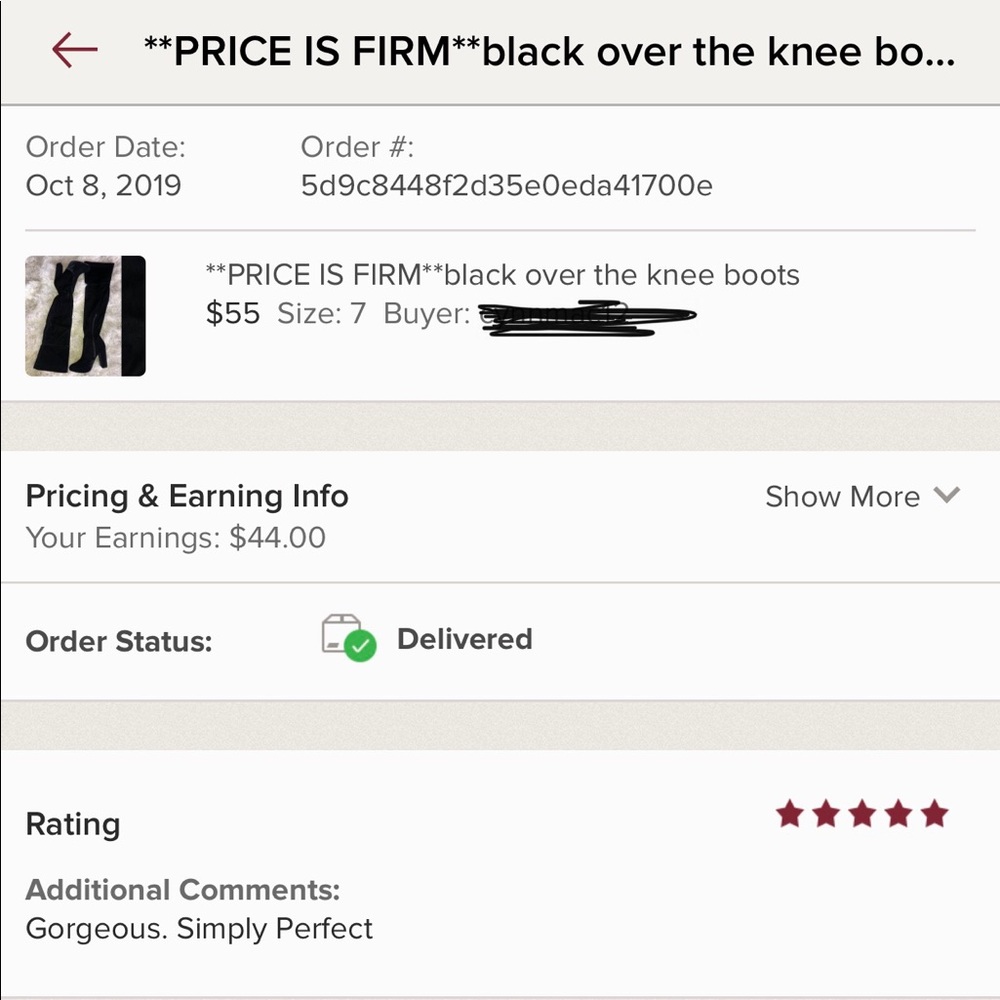 ‼️PRICE IS FIRM‼️black over the knee boots - Picture 7 of 7